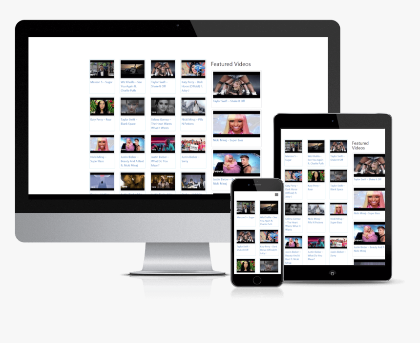 Video Showcase Website, HD Png Download, Free Download