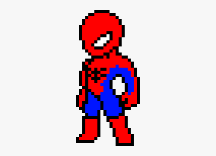 Spiderman Pixel Art Png, Transparent Png, Free Download