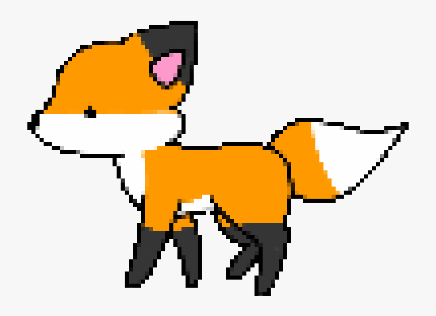 Cute Fox Pixel Gif, HD Png Download, Free Download