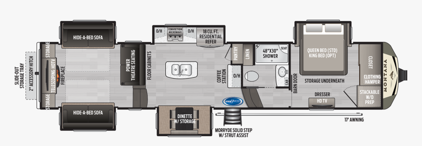 Montana 3561rl Fifth Wheel, HD Png Download, Free Download