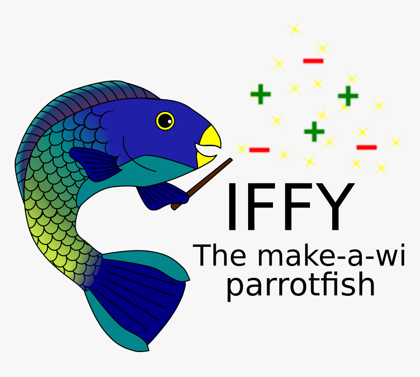 Iffy, The Make A Wish Parrotfish Clip Arts - Parrot Fish Logo, HD Png Download, Free Download