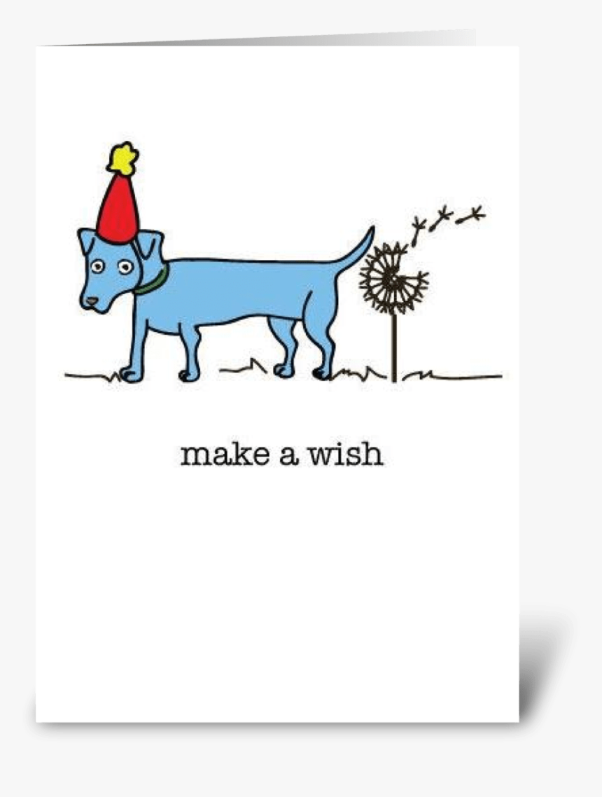 Make A Wish Greeting Card - Cartoon, HD Png Download, Free Download