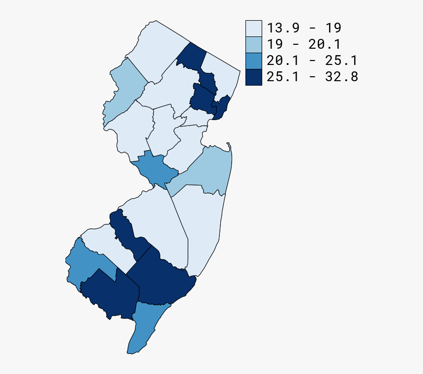 New Jersey Map Big, HD Png Download, Free Download