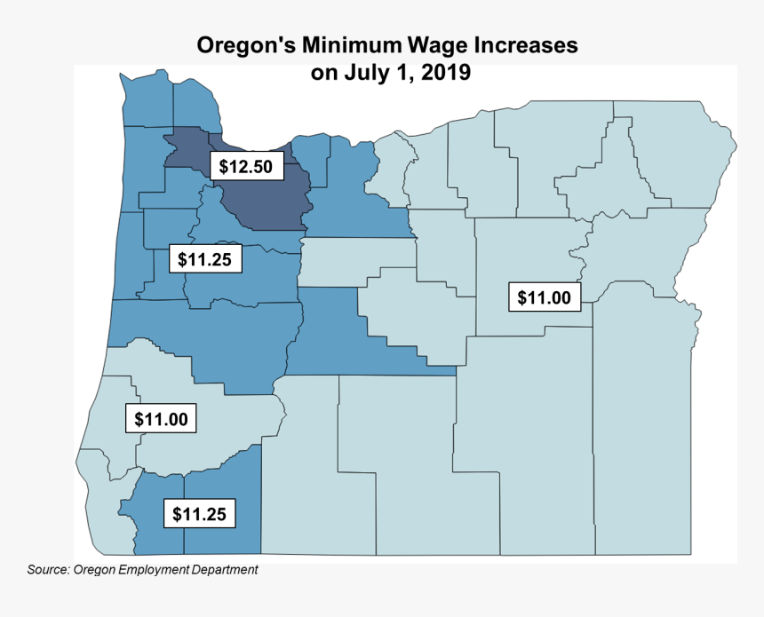 Portland Oregon Minimum Wage 2019, HD Png Download, Free Download