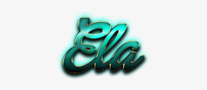 Ela Name Logo Png - Ela Images Transparent Background, Png Download, Free Download