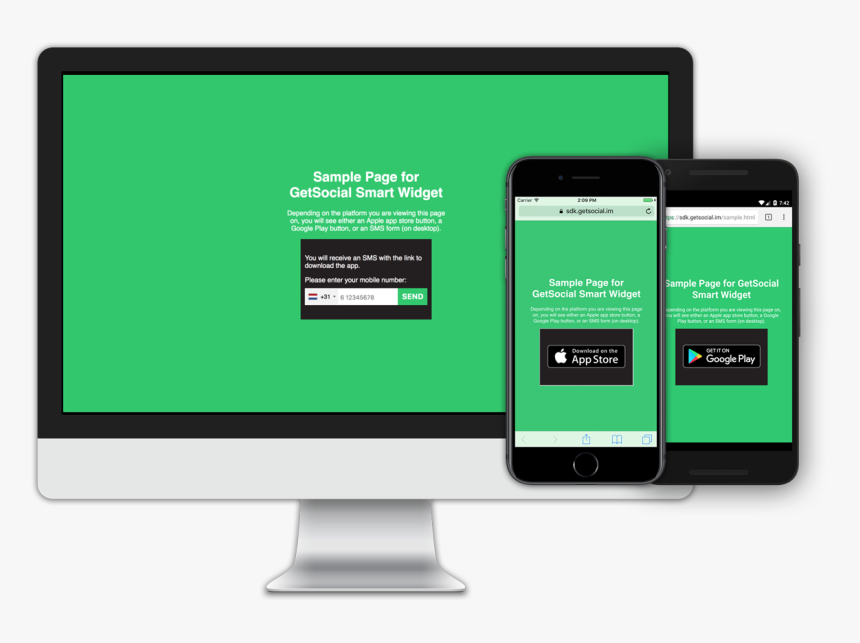 Smart Widget On Desktop, Ios And Android - Led-backlit Lcd Display, HD Png Download, Free Download