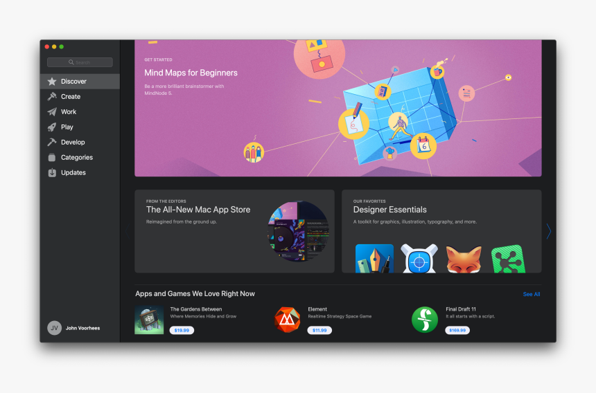 The All-new Mac App Store - Mac App Store 10.14, HD Png Download, Free Download