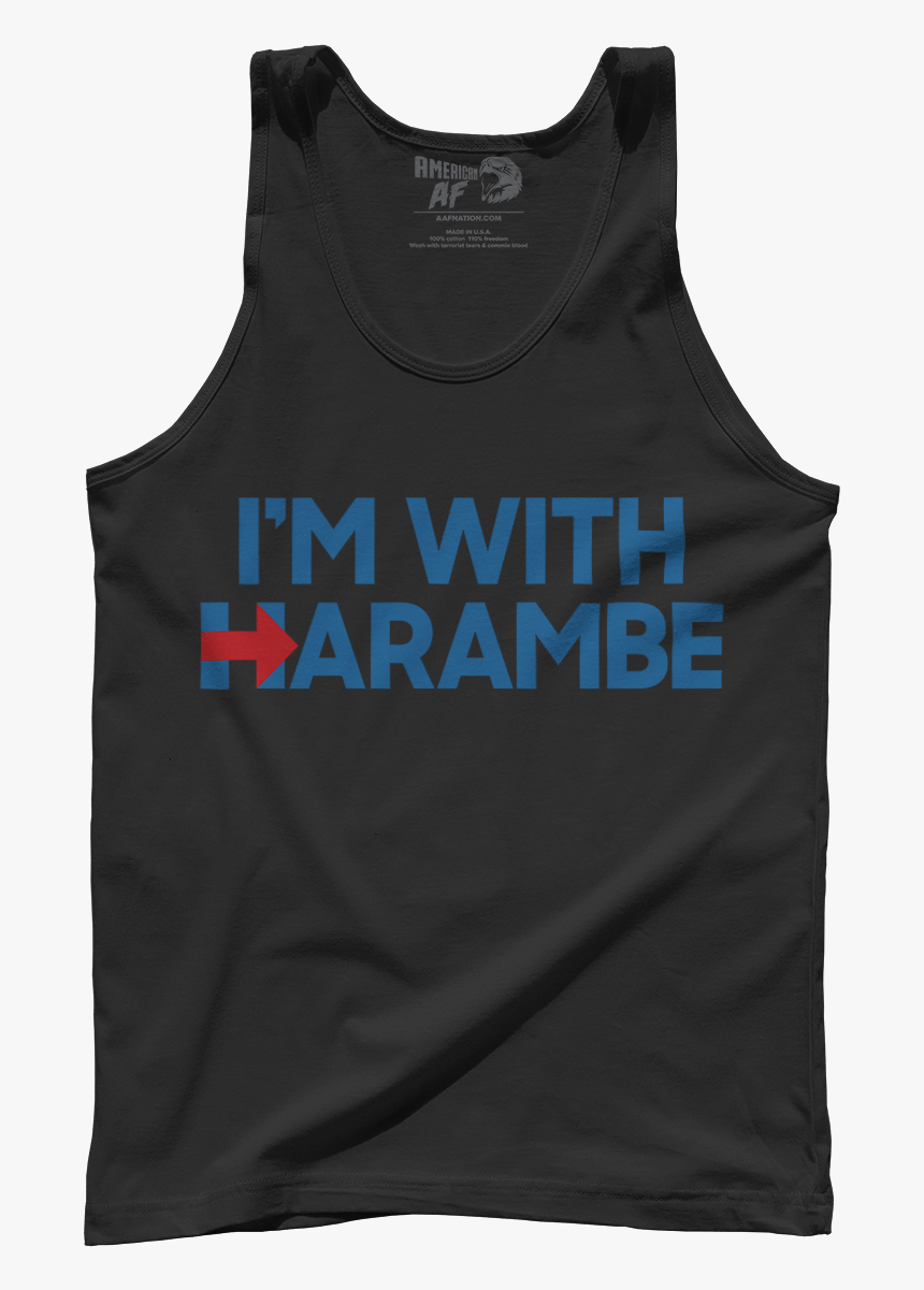 I"m With Harambe - Active Tank, HD Png Download, Free Download