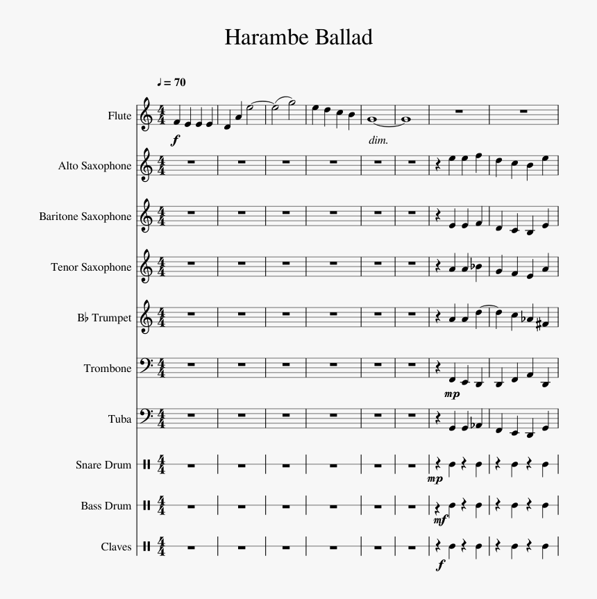 Fortunate Son Trumpet Sheet Music, HD Png Download, Free Download