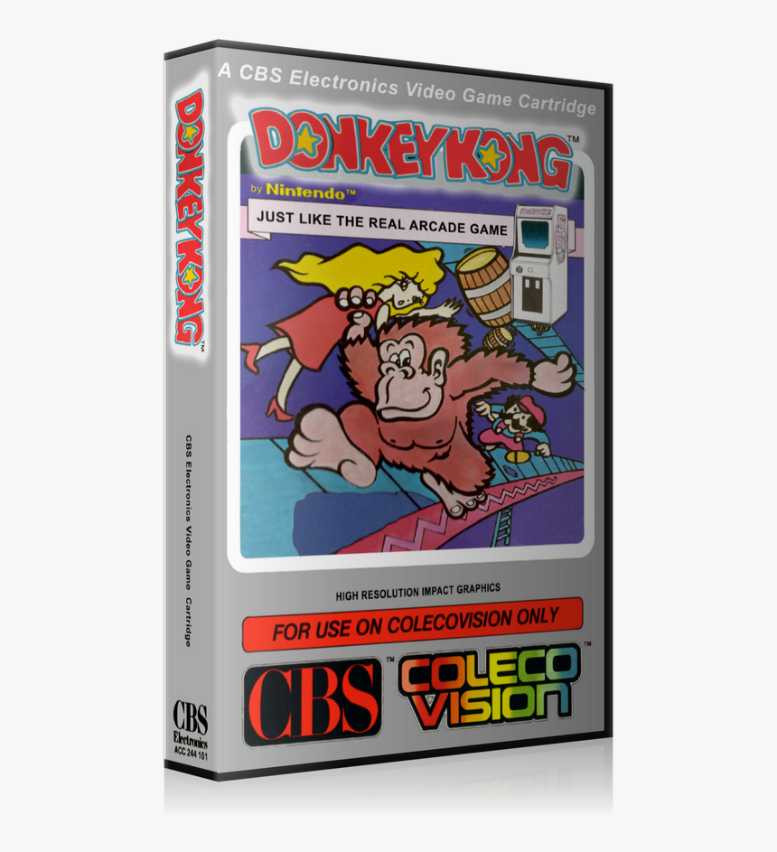 Colecovision Super Donkey Kong Box, HD Png Download, Free Download