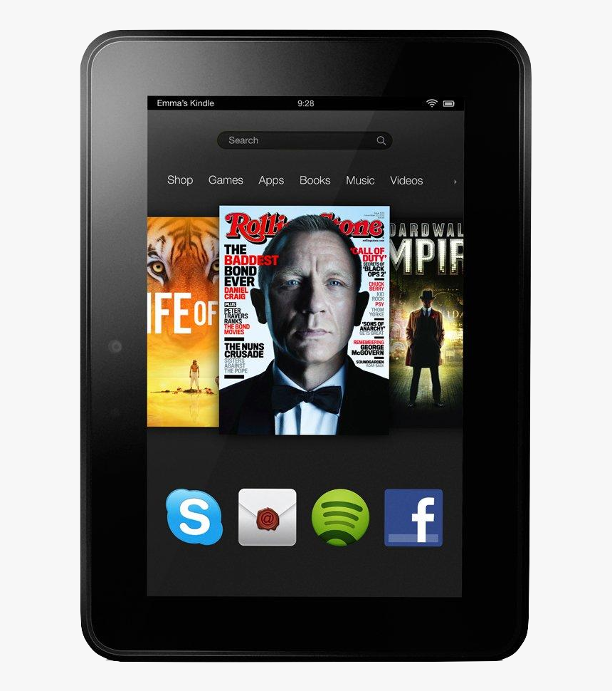 Amazon Kindle Fire Hd, HD Png Download, Free Download