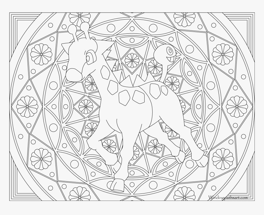 Pokemon Dragonair Coloring Page, HD Png Download, Free Download