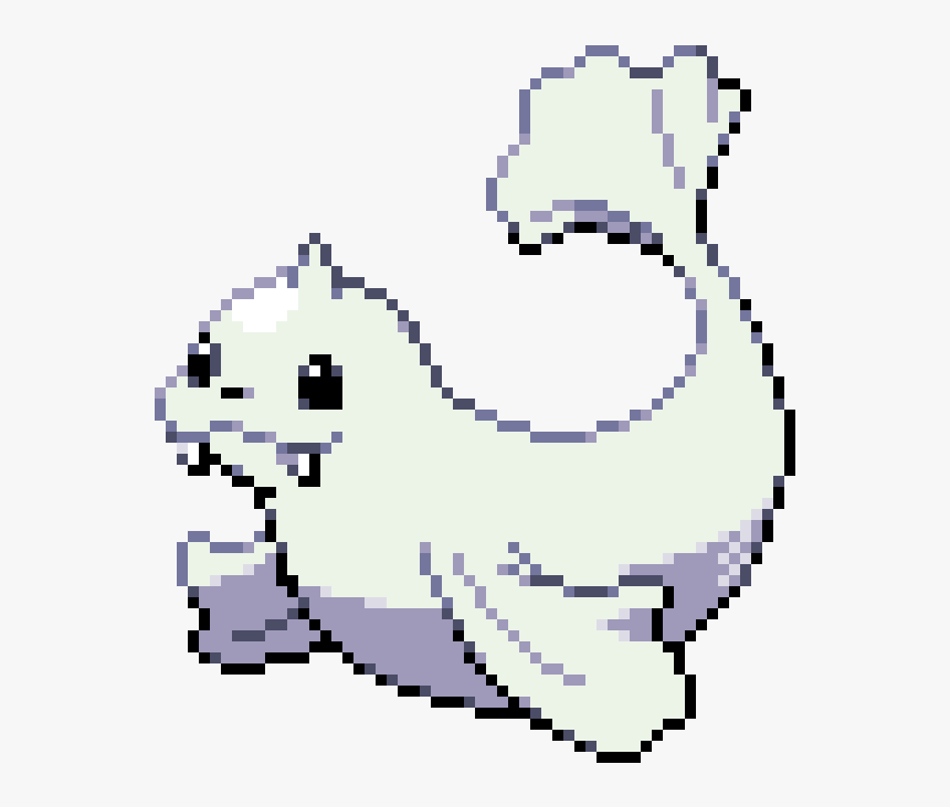 Dewgong Pixel Art, HD Png Download, Free Download