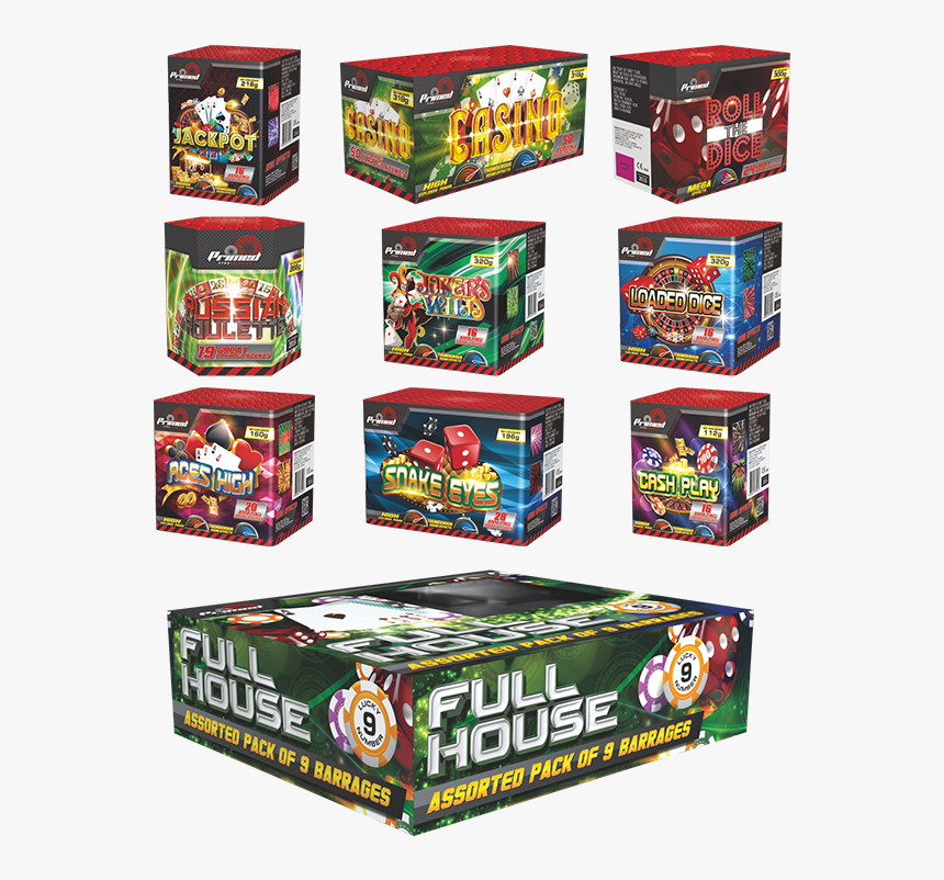 Full House Firework Pack, HD Png Download, Free Download