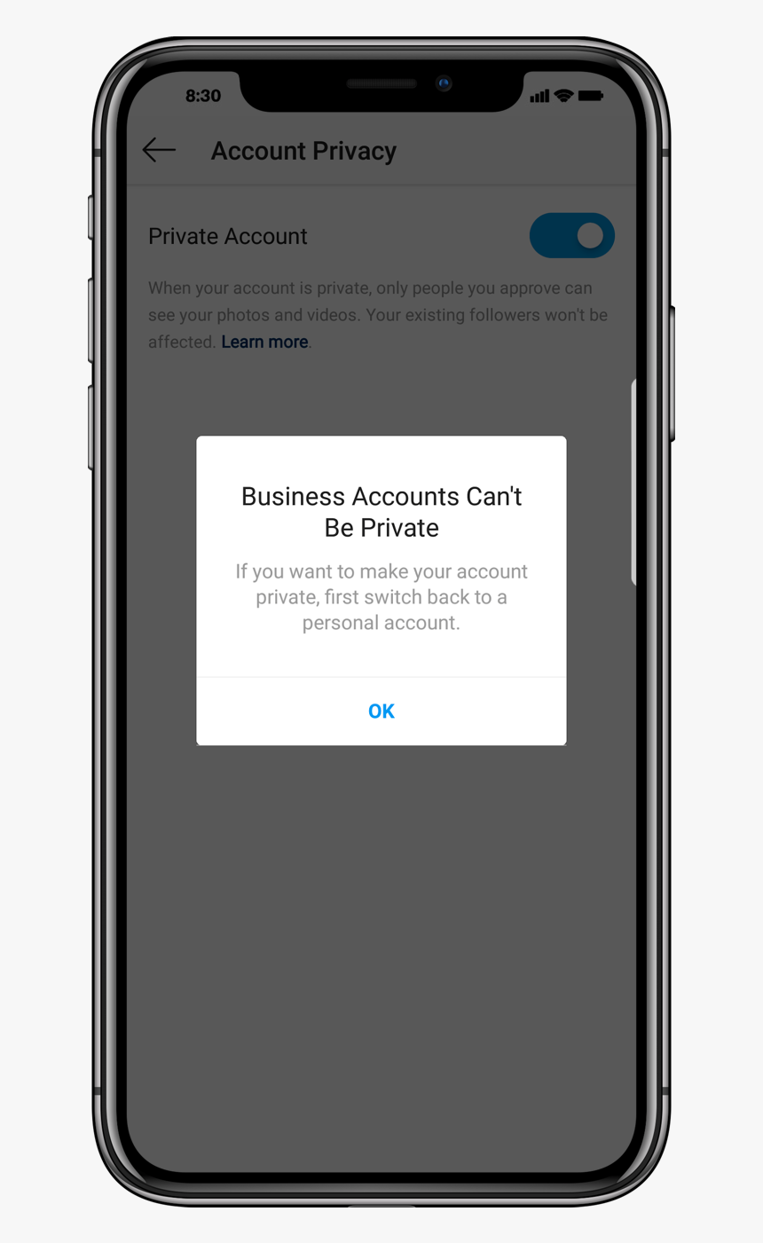 Change Account Privacy - Iphone, HD Png Download, Free Download