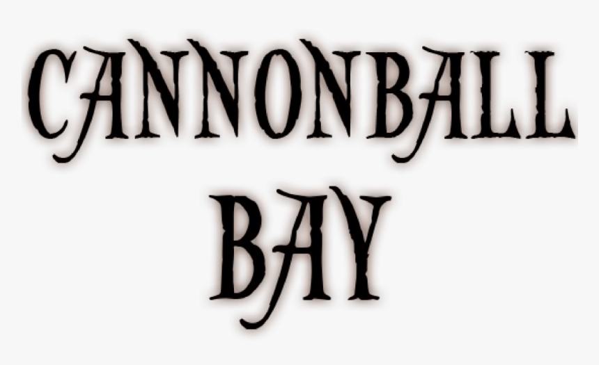 Cannonball Bay Slot - Calligraphy, HD Png Download, Free Download