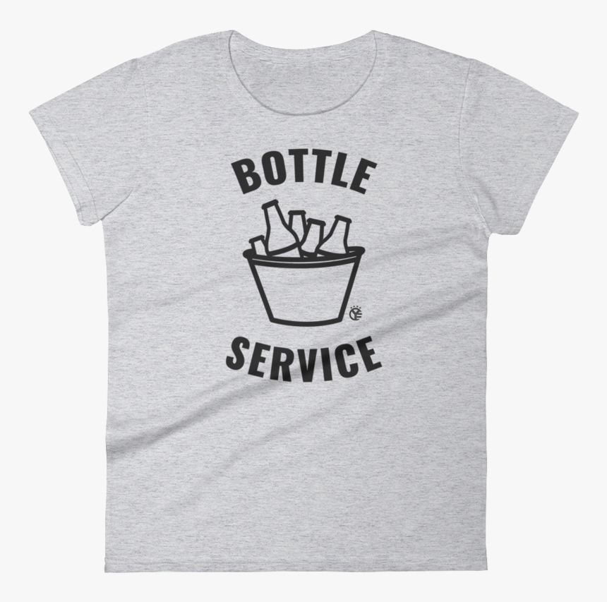 Bottle Service Women"s T-shirt - Active Shirt, HD Png Download, Free Download