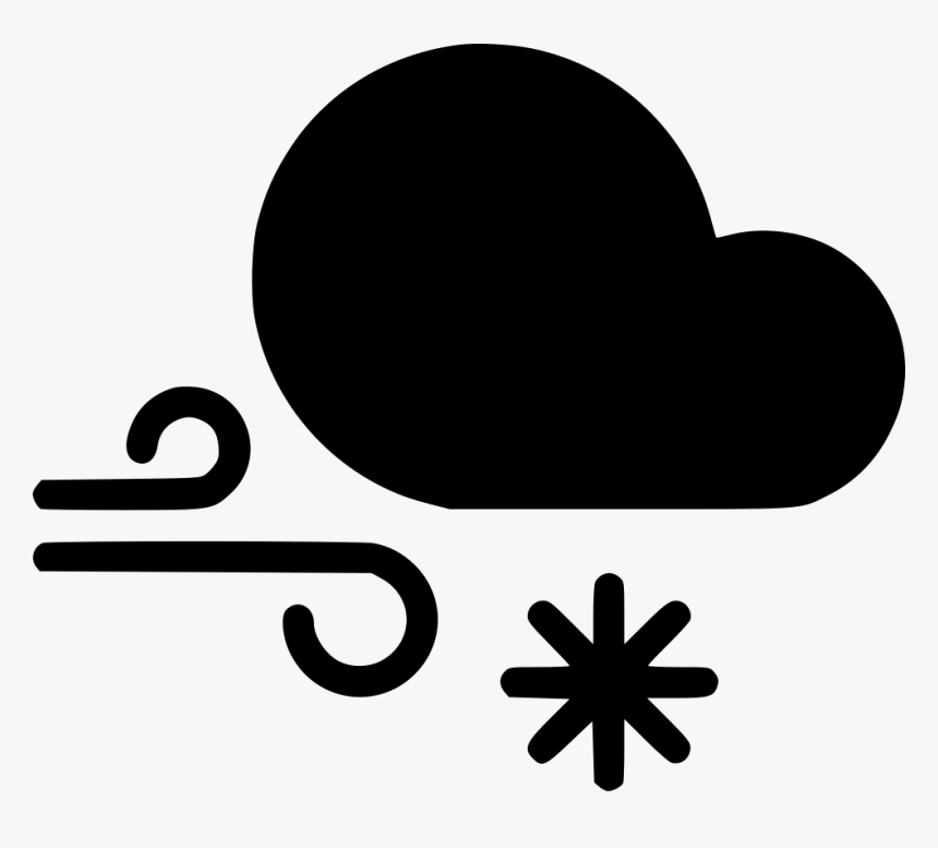 Snow Wind Cloud Gust - Portable Network Graphics, HD Png Download, Free Download