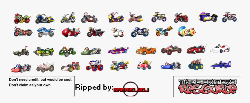 Th Vehicles Si ] - All Vehicles In Mario Kart Wii, HD Png Download, Free Download