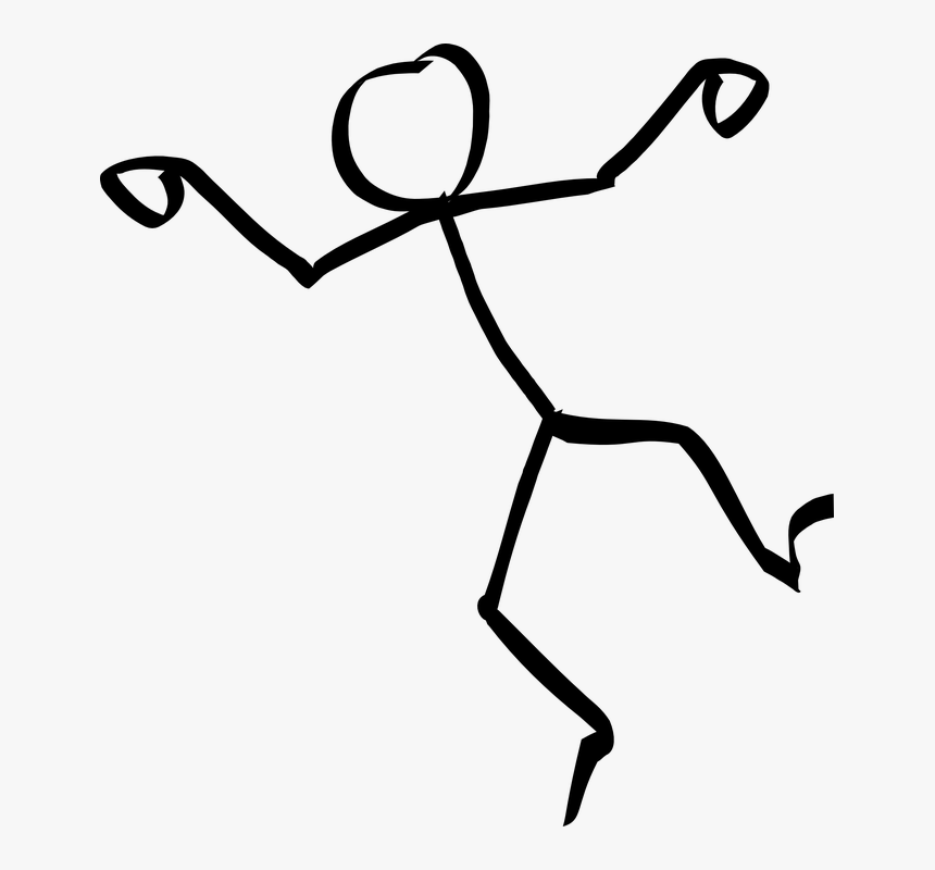 Stickman, Stick Figure, Matchstick Man, Tripping - Stick Figure Png Transparent Background, Png Download, Free Download