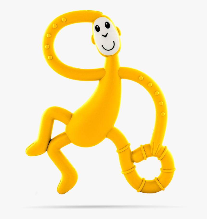 Yellow Dancing Monkey Teether - Matchstick Monkey Geel, HD Png Download, Free Download