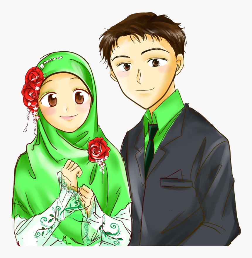 Transparent Muslim Png - Png Muslim Wedding Cartoon, Png Download, Free Download