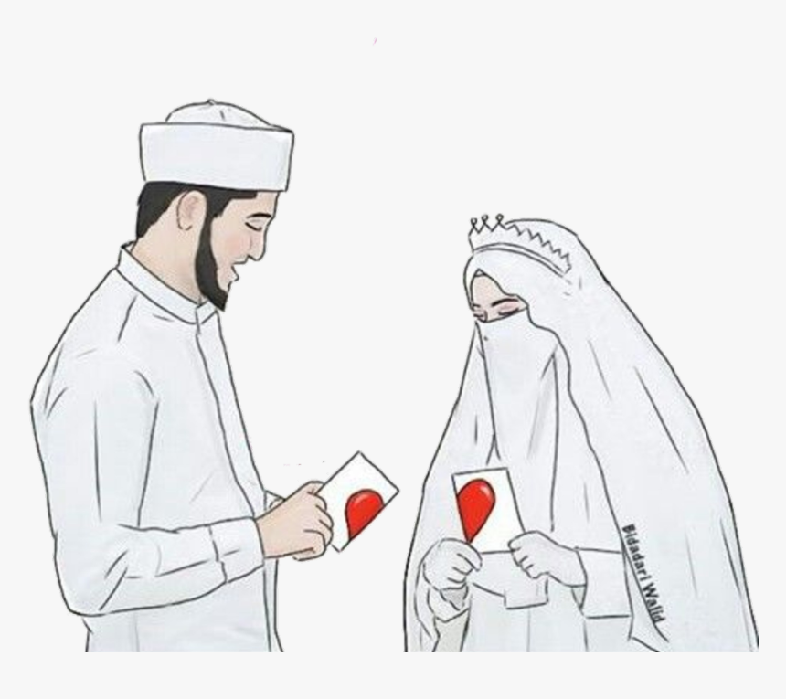 ##wedding #islamic #islamic Wedding #islamic Art #islam - Sticker Wedding Muslim, HD Png Download, Free Download