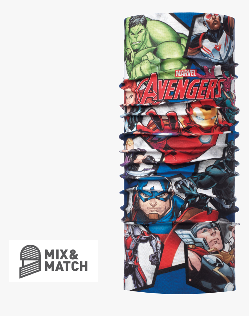 Superheroes Avengers Time Multi [classic Jnr Buff] - Buff, HD Png Download, Free Download