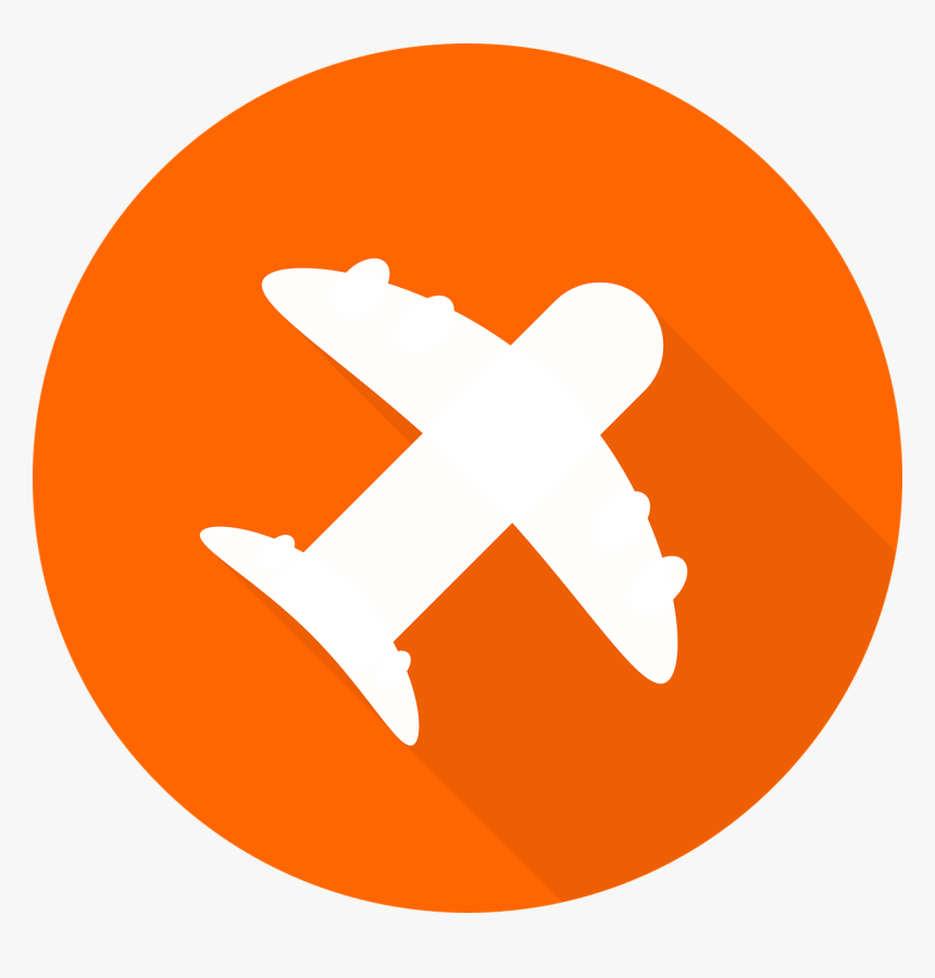 Aircraft Orange Graphic Free Photo - Free Icon Gear, HD Png Download, Free Download