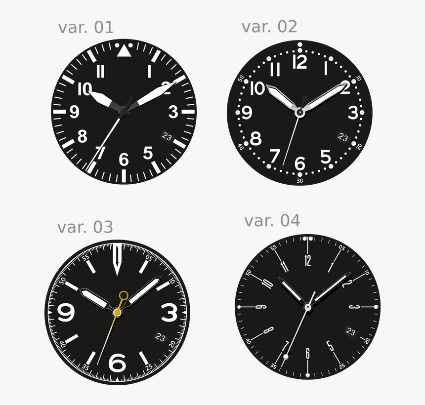 Courg Dial Versions - Redux Courg Watches, HD Png Download, Free Download
