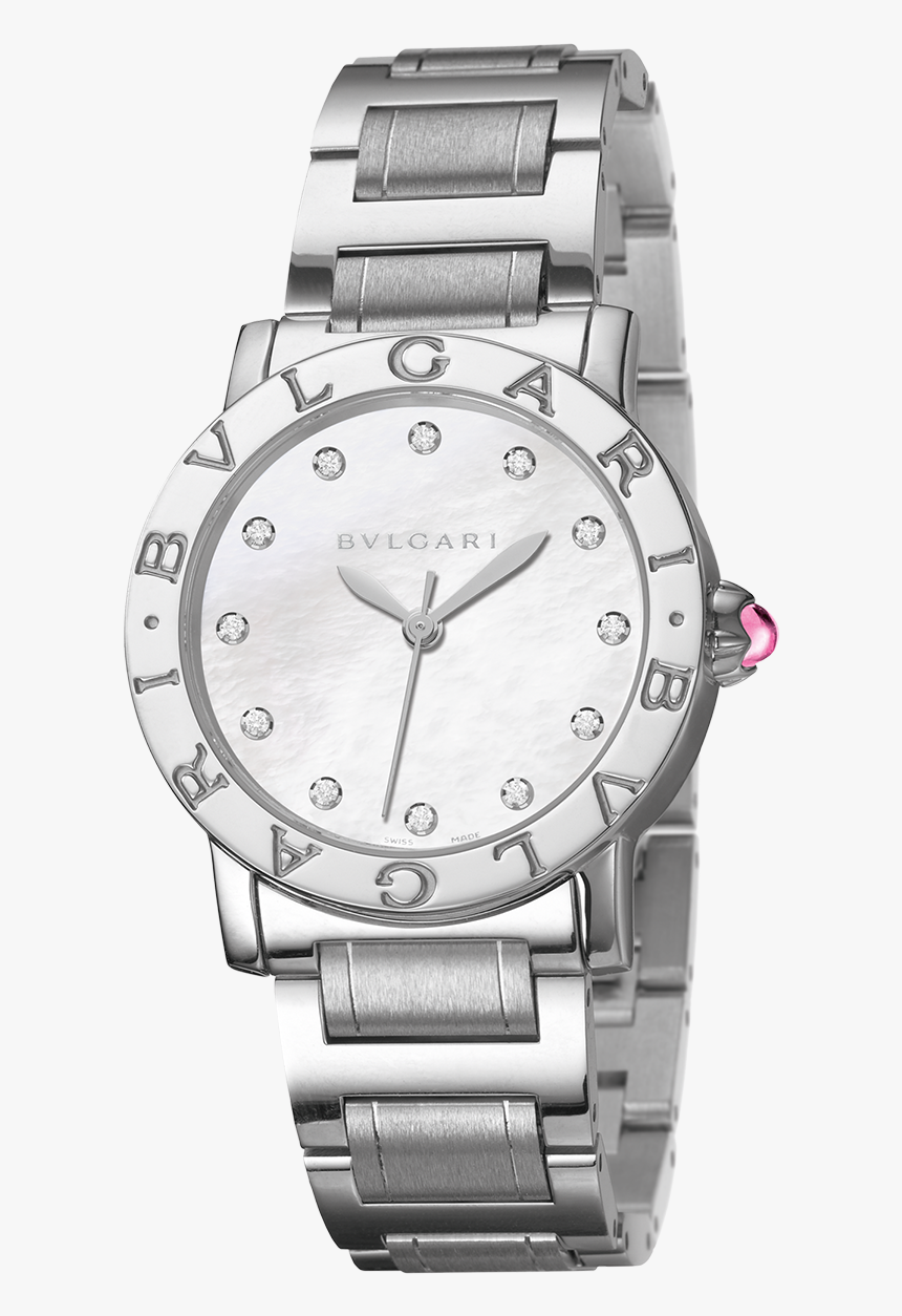 Bvlgari Women Watch Silver, HD Png Download, Free Download