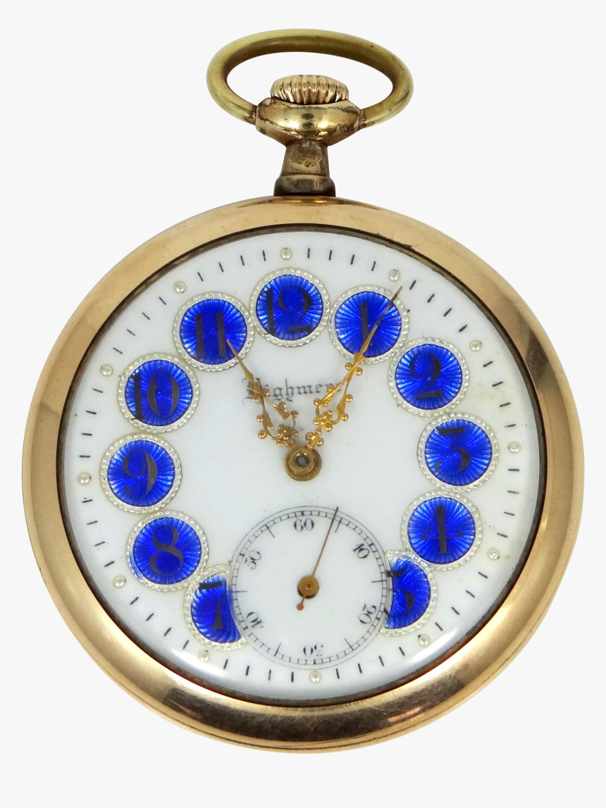 Enamel Dial Pocket Watch, HD Png Download, Free Download