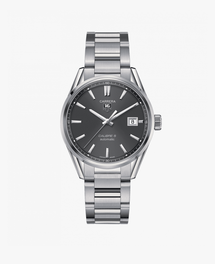 Tag Heuer Carrera Anthracite Dial Men"s Watch - Automatic Tag Heuer Carrera Calibre 5, HD Png Download, Free Download