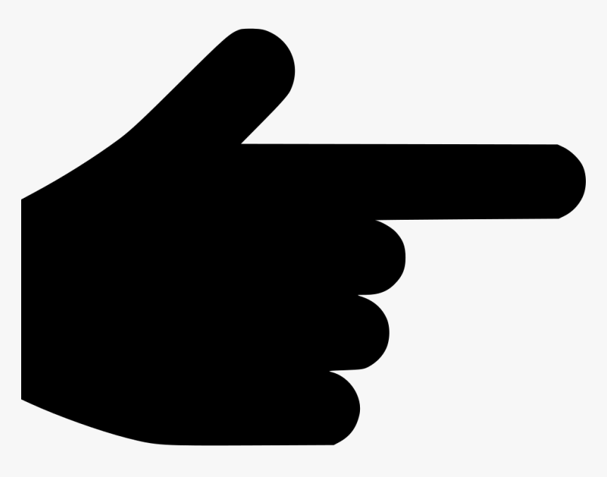 Index Finger Comments - Icon Png Hand Pointer, Transparent Png, Free Download