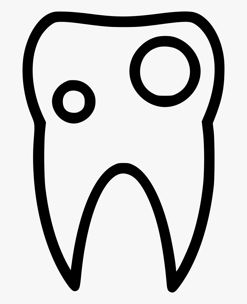 Cavity Dental Teeth - Broken Teeth Png, Transparent Png, Free Download