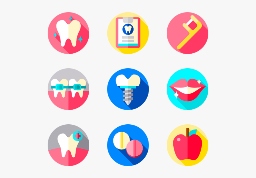 Dental Health Png Transparent Image - Dental Icons Flat, Png Download, Free Download