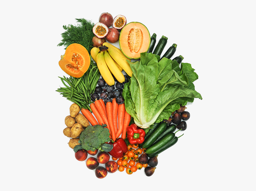 Organic Fruits And Vegetables Family, HD Png Download, Free Download