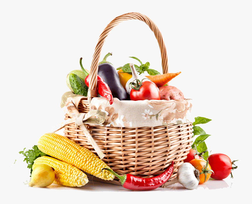 Vegetable Basket With Corn, HD Png Download, Free Download