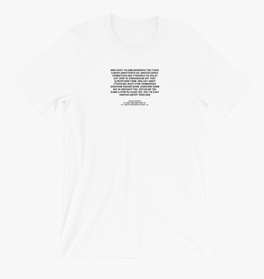 Note To Self 1 T Shirt - Black Ivy League Shirt, HD Png Download, Free Download