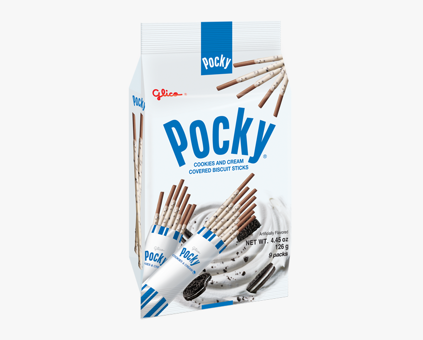 Glico Pocky Cookies And Cream, HD Png Download, Free Download