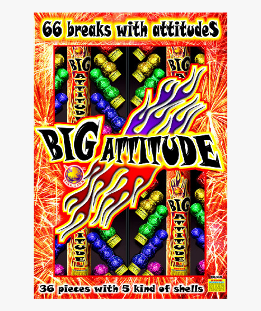 Big Attitude Firework, HD Png Download, Free Download