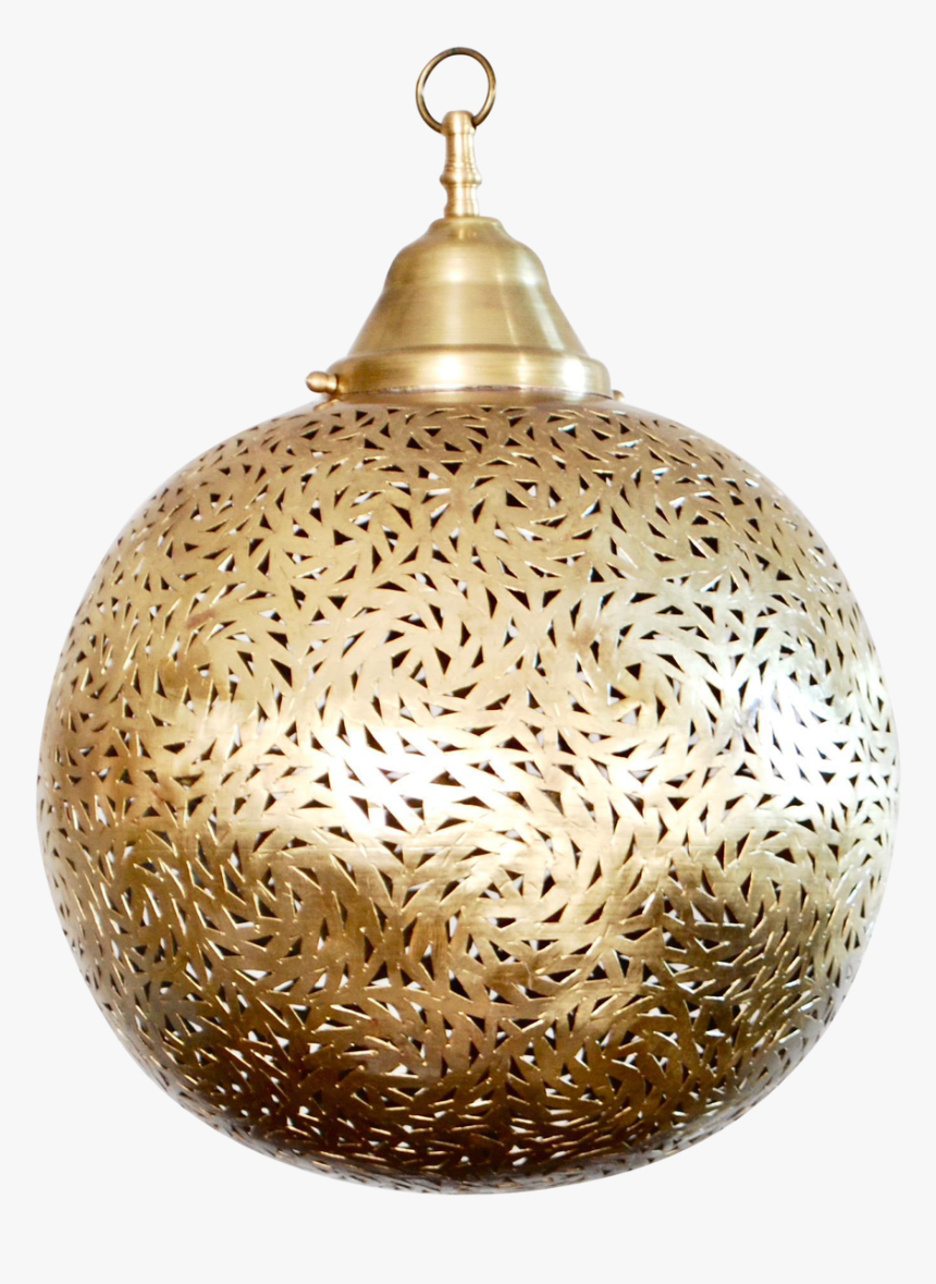 Moroccan Brass Hanging Pendant Lamp - Moroccan Hanging Brass Lamp, HD Png Download, Free Download