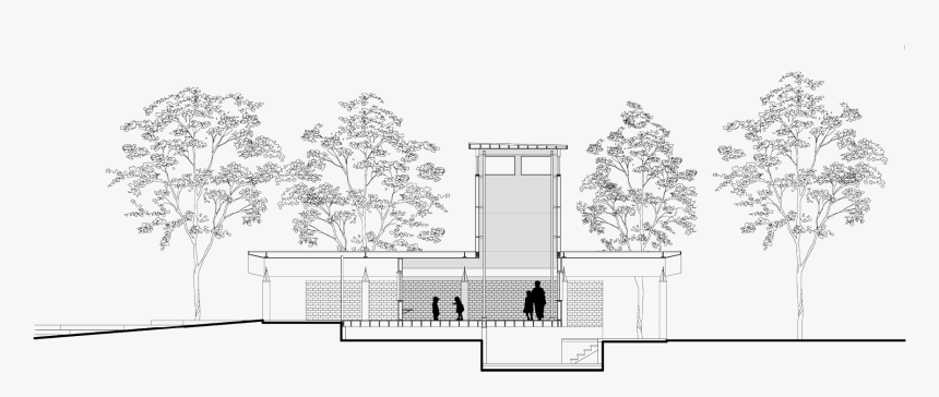 Plan Showing Side View Rendering Of Christine"s Home - House Design, HD Png Download, Free Download