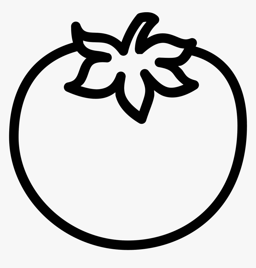 Png Icon Free Download Png Freeuse Library - Tomato Black And White, Transparent Png, Free Download