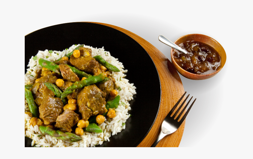 Lamb And Rice On Plate - Delicious Food Images Png, Transparent Png, Free Download