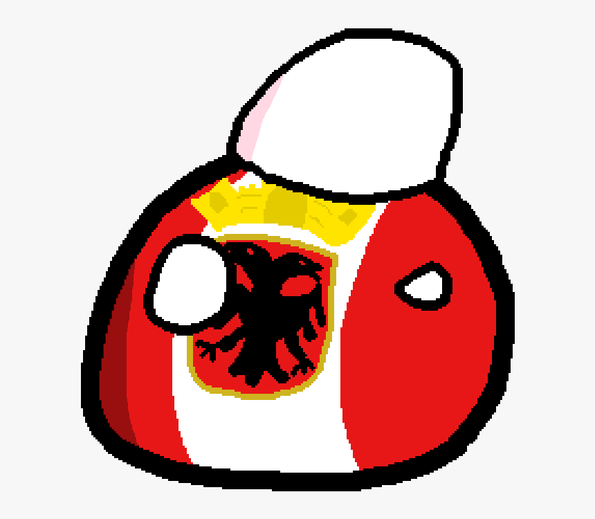 Polandball Wiki - Albania Countryball, HD Png Download, Free Download