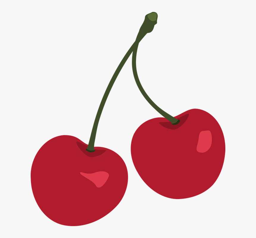 Cherry, Fruit, Food, Healthy, Yellow, Fresh, Health - Cherry Clip Art, HD Png Download, Free Download
