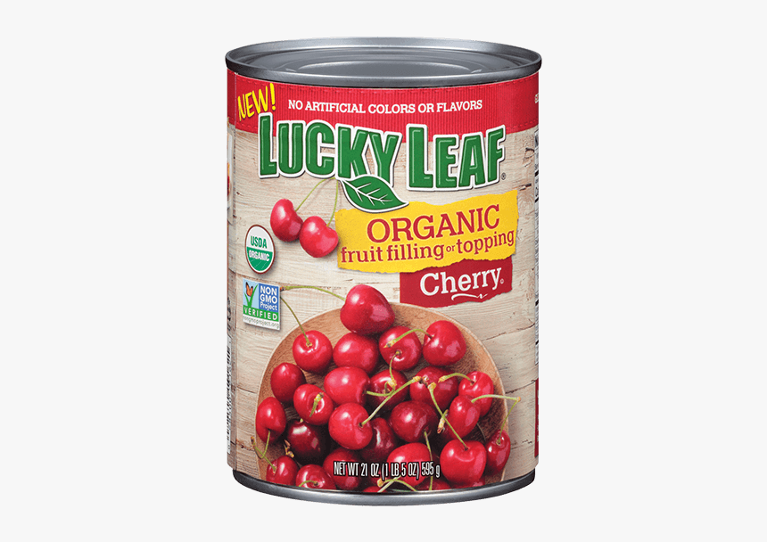 Organic Cherry Fruit Filling - Lucky Leaf Blueberry, HD Png Download, Free Download