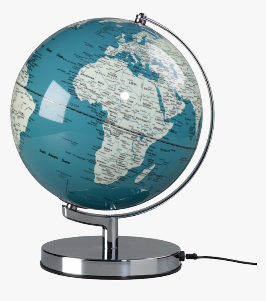 French Blue Illuminated World Globe Light Thumbnails - Stanfords Globes, HD Png Download, Free Download