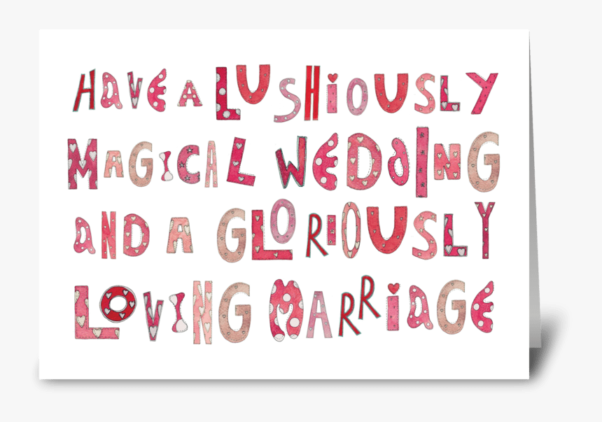 Magical Wedding Loving Marriage Greeting Card - Poster, HD Png Download, Free Download